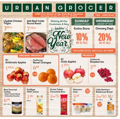 Urban Grocer Flyer January 7 to 13