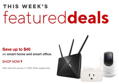 Staples Canada Featured Deals: Save up to $40 on Smart Home and Smart Office + More Offers