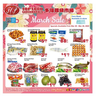Top Food Supermarket Flyer March 20 to 26