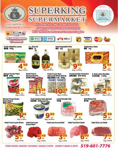 Superking Supermarket (London) Flyer March 20 to 26