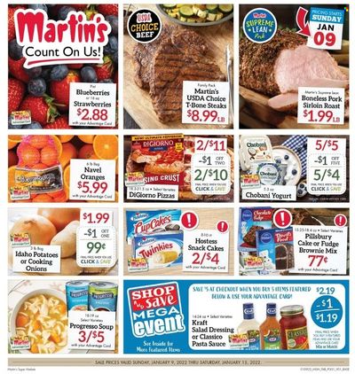 Martin’s (IN, MI) Weekly Ad Flyer January 7 to January 14