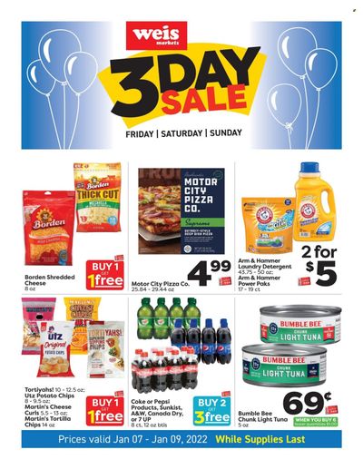 Weis (MD, NY, PA) Weekly Ad Flyer January 7 to January 14