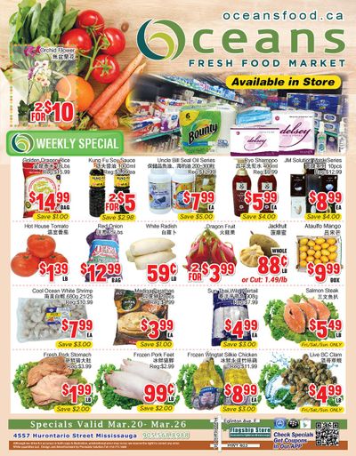 Oceans Fresh Food Market (Mississauga) Flyer March 20 to 26