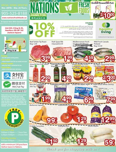 Nations Fresh Foods (Hamilton) Flyer March 20 to 26