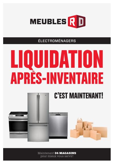 Meubles RD Appliances Flyer January 10 to 30