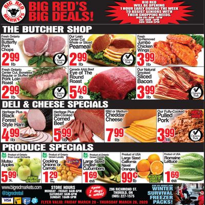 Big Red Markets Flyer March 20 to 26