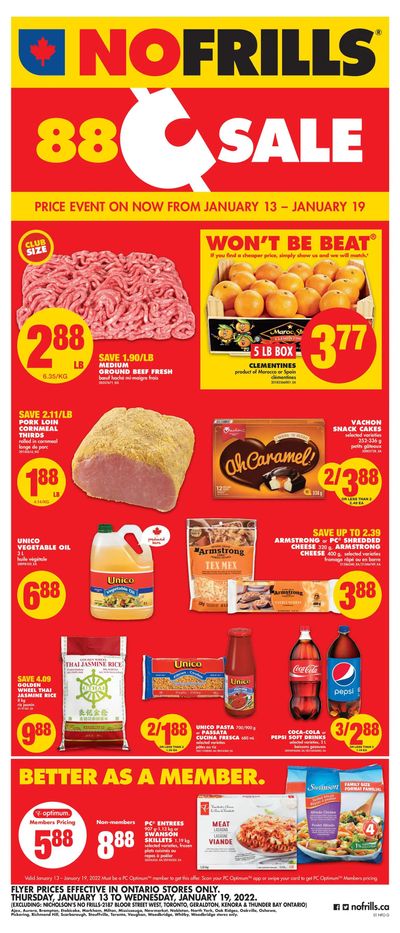 No Frills (ON) Flyer January 13 to 19