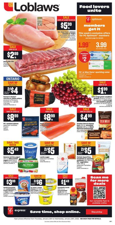 Loblaws (ON) Flyer January 13 to 19
