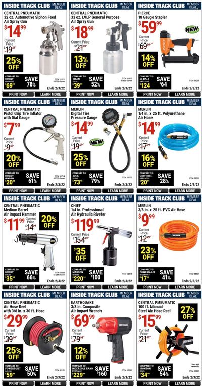 Harbor Freight Weekly Ad Flyer January 12 to January 19