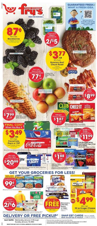 Fry’s (AZ) Weekly Ad Flyer January 12 to January 19