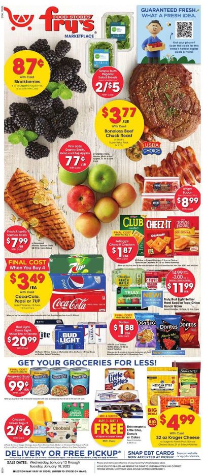 Fry’s (AZ) Weekly Ad Flyer January 12 to January 19