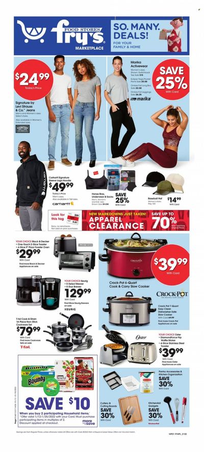 Fry’s (AZ) Weekly Ad Flyer January 12 to January 19