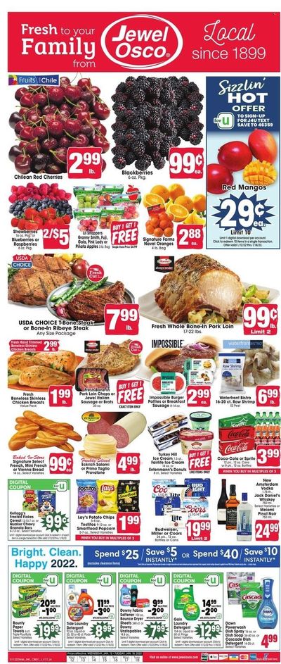 Jewel Osco (IA) Weekly Ad Flyer January 12 to January 19