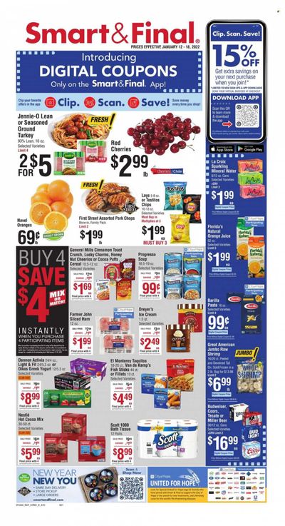 Smart & Final (AZ, CA) Weekly Ad Flyer January 12 to January 19