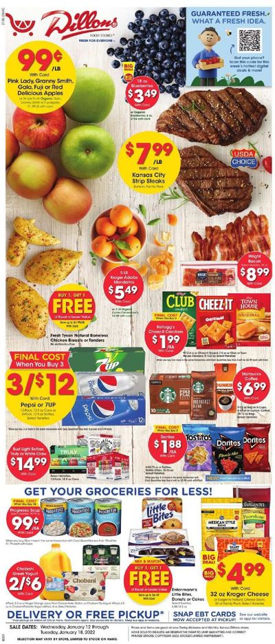 Dillons (KS) Weekly Ad Flyer January 12 to January 19 Dillons (KS) Weekly Ad Flyer January 12 to January 19