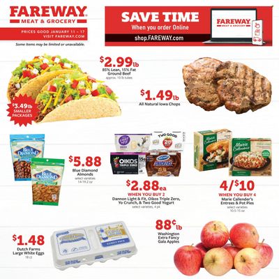 Fareway (IA) Weekly Ad Flyer January 12 to January 19