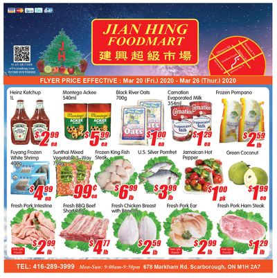 Jian Hing Foodmart (Scarborough) Flyer March 20 to 26