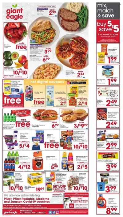 Giant Eagle (OH, PA) Weekly Ad Flyer January 12 to January 19