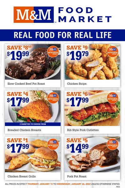 M&M Food Market (Atlantic and West) Flyer January 13 to 19