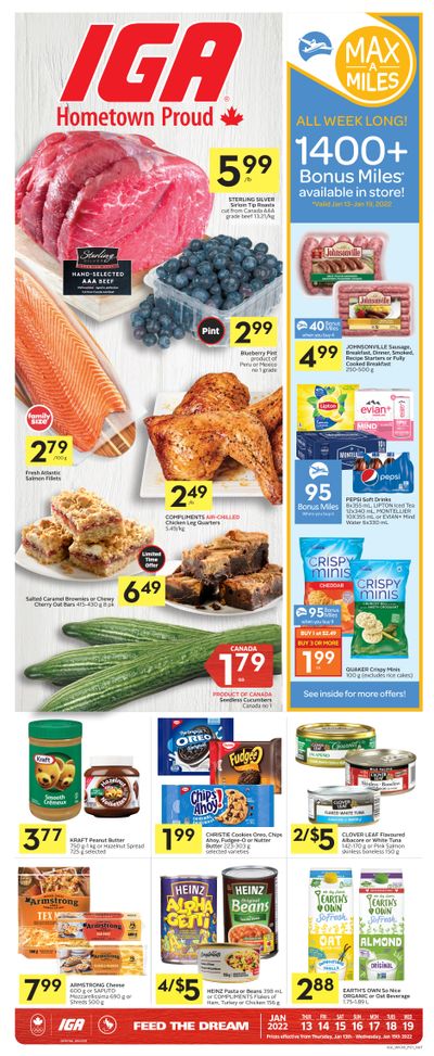 IGA (West) Flyer January 13 to 19