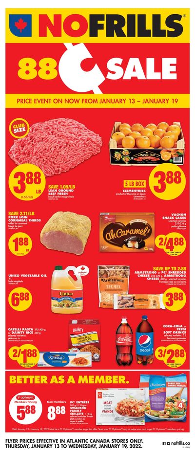 No Frills (Atlantic) Flyer January 13 to 19