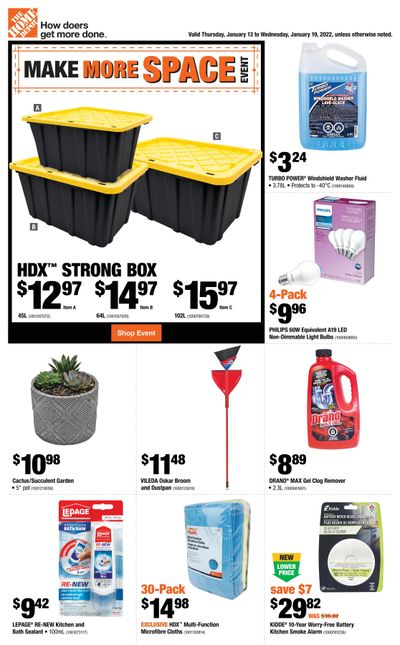 Home Depot (BC) Flyer January 13 to 19
