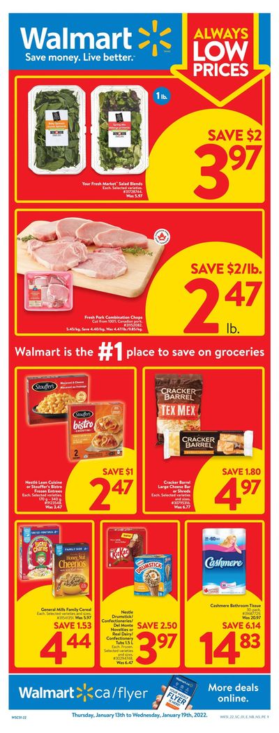 Walmart (Atlantic) Flyer January 13 to 19