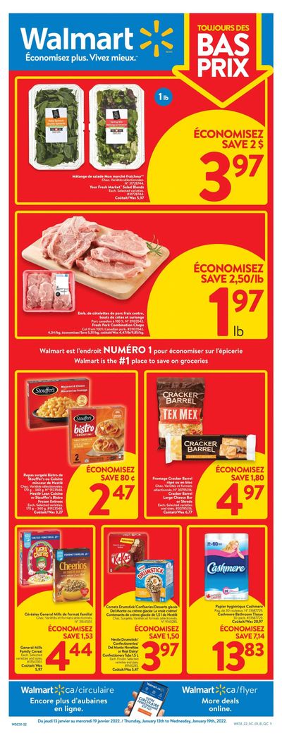 Walmart (QC) Flyer January 13 to 19