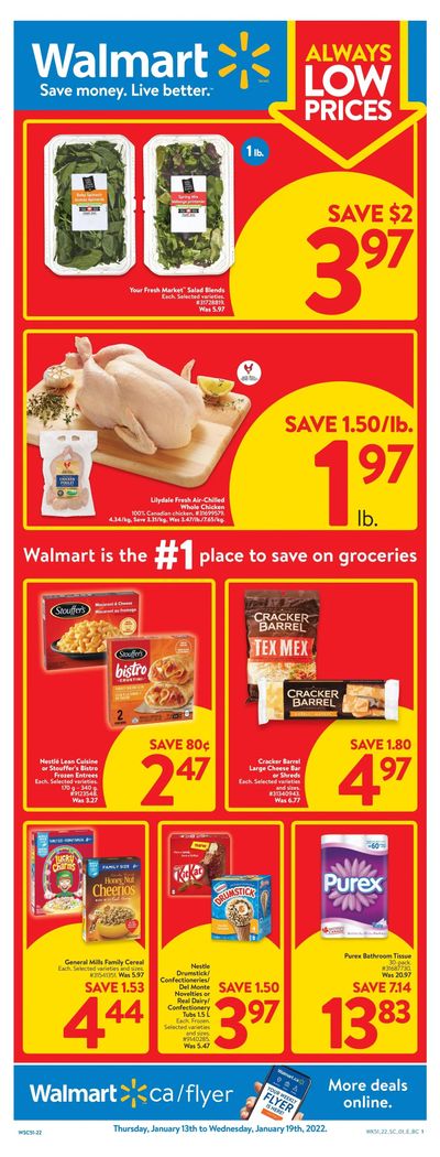 Walmart (West) Flyer January 13 to 19
