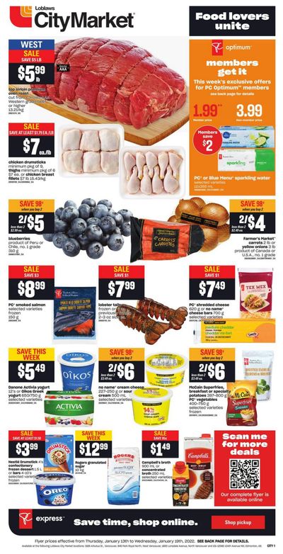 Loblaws City Market (West) Flyer January 13 to 19