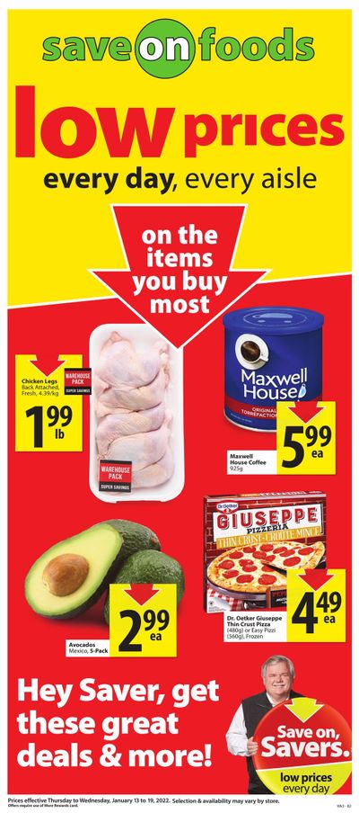 Save on Foods (AB) Flyer January 13 to 19