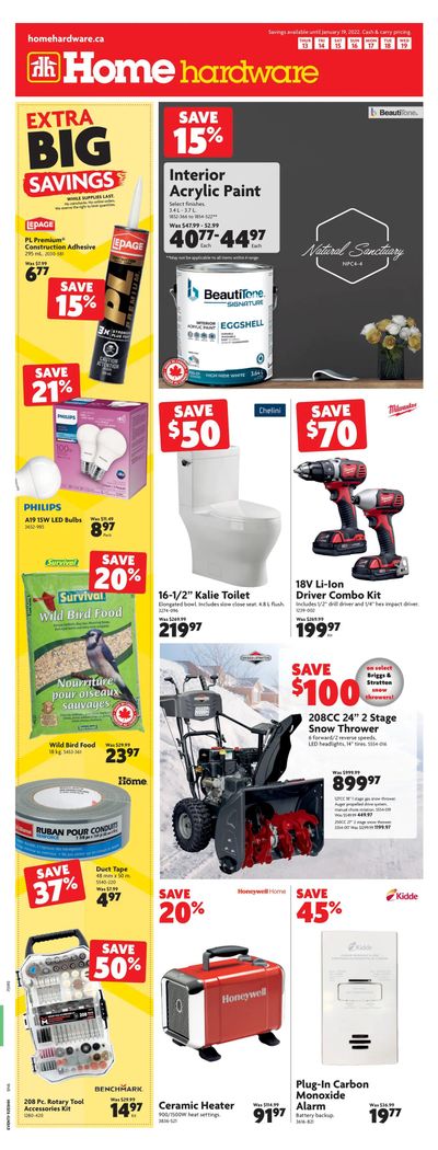 Home Hardware (ON) Flyer January 13 to 19