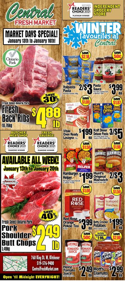 Central Fresh Market Flyer January 13 to 20