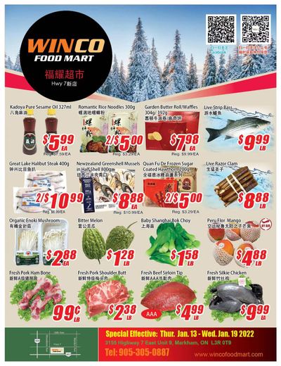 WinCo Food Mart (HWY 7) Flyer January 13 to 19