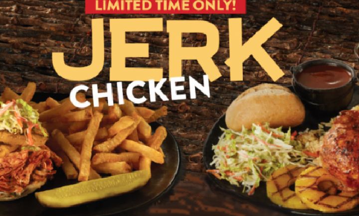 JERK CHICKEN at Swiss Chalet JERK CHICKEN at Swiss Chalet
