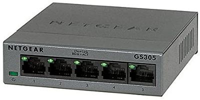 NETGEAR 5-Port Gigabit Ethernet Unmanaged Switch (GS305) - Desktop On Sale for $17.99 (Save $10.00) at Amazon Canada