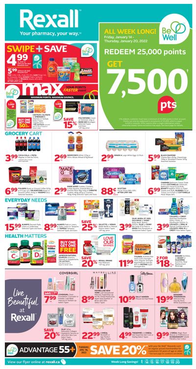 Rexall (West) Flyer January 14 to 20