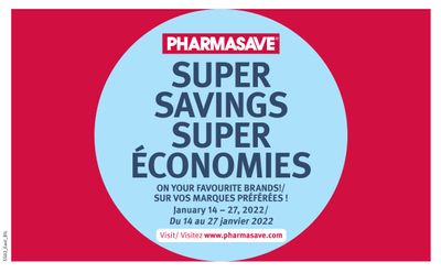 Pharmasave (NB) Super Savings Flyer January 14 to 27
