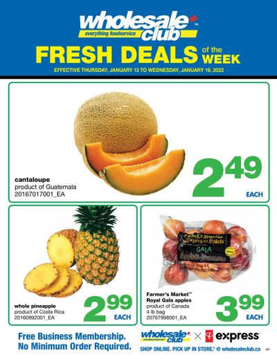 Wholesale Club (ON) Fresh Deals of the Week Flyer January 13 to 19