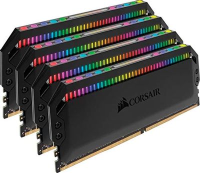 Corsair Dominator Platinum RGB 32GB (4x8GB) DDR4 3600 (PC4-28800) C18 1.35V Desktop Memory - Black $325.99 (Reg $381.76)