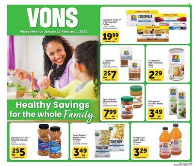 Vons (CA) Weekly Ad Flyer January 13 to January 20