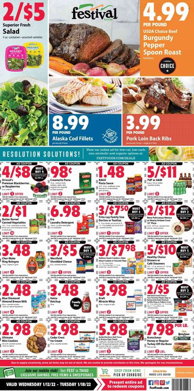 Festival Foods (WI) Weekly Ad Flyer January 13 to January 20