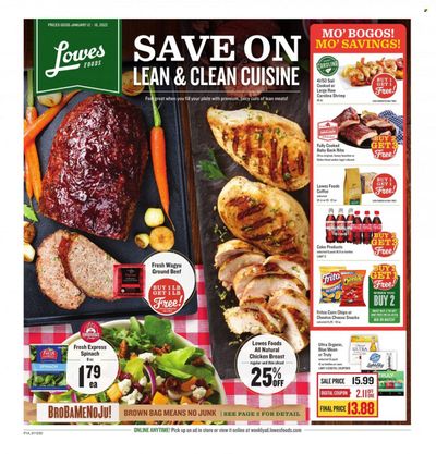 Lowes Foods (NC, SC) Weekly Ad Flyer January 13 to January 20