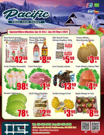 Pacific Fresh Food Market (North York) Flyer January 14 to 20