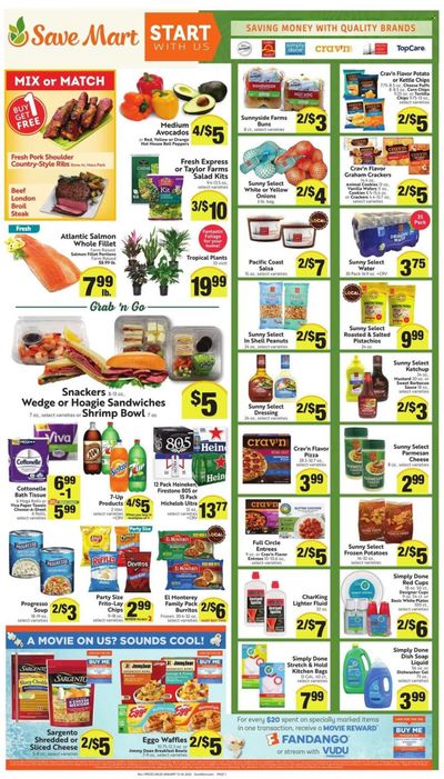 Save Mart (CA, NV) Weekly Ad Flyer January 13 to January 20