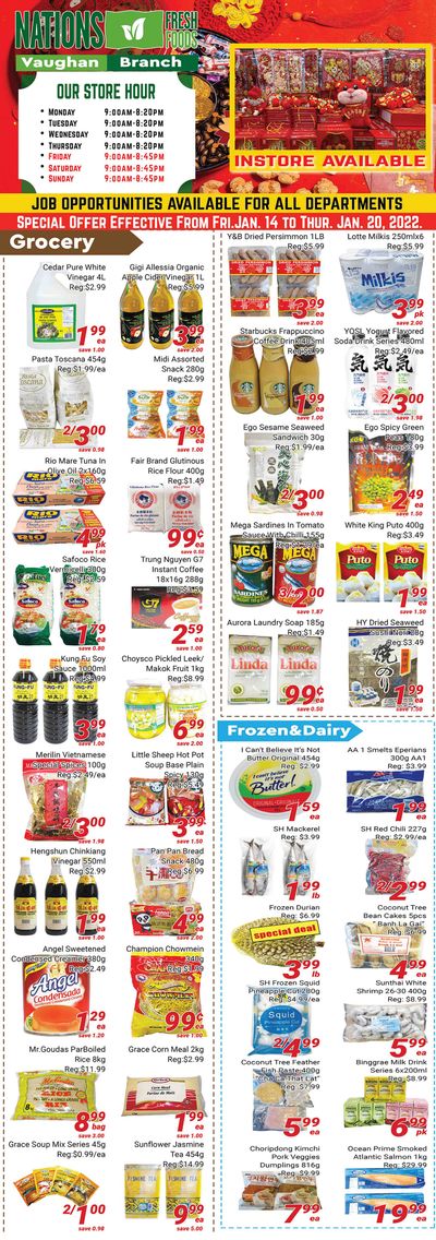Nations Fresh Foods (Vaughan) Flyer January 14 to 20