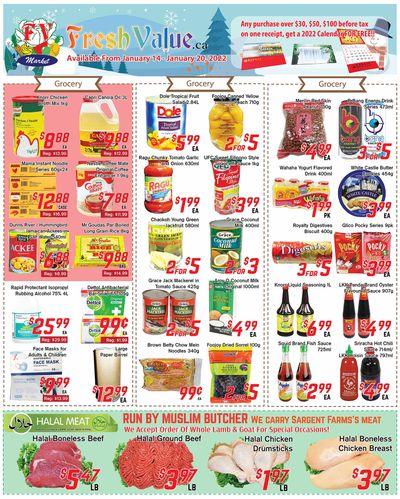 Fresh Value Flyer January 14 to 20