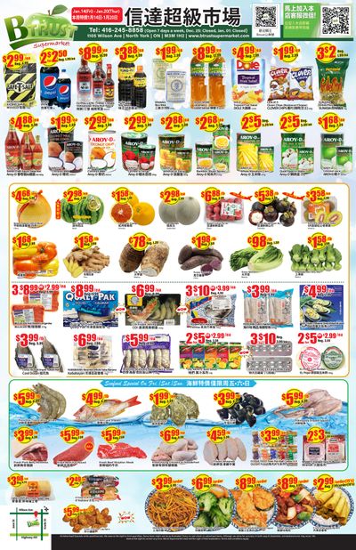 Btrust Supermarket (North York) Flyer January 14 to 20