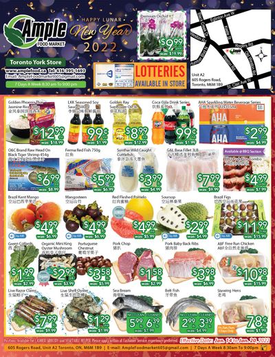 Ample Food Market (North York) Flyer January 14 to 20