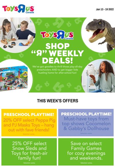 Toys R Us Flyer January 13 to 19